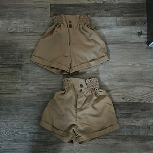 Kid school shorts khaki